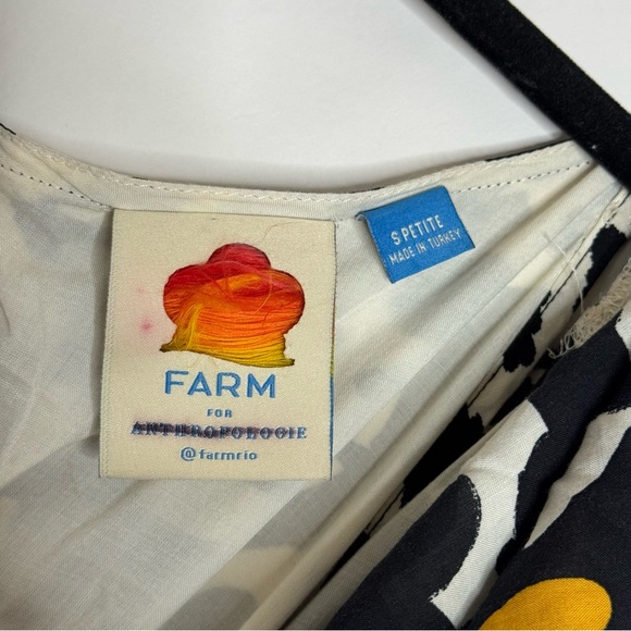 Anthropologie Farm Rio Flutter-Sleeved Maxi Dress size Small Petite - Picture 7 of 10